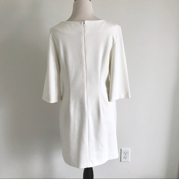 White Shift Dress with Jewels and Pockets - Picture 2 of 6